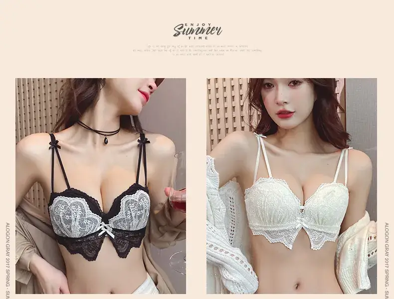 Lace Push Up Bra for Women Small Chest Anti Sagging — feature 41
