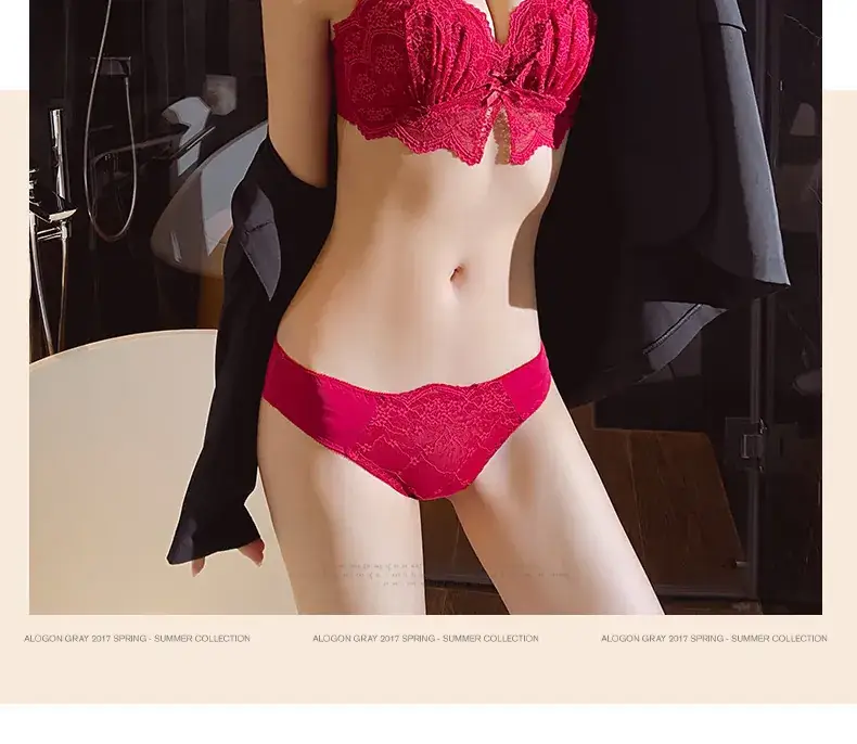 Lace Push Up Bra for Women Small Chest Anti Sagging — feature 46