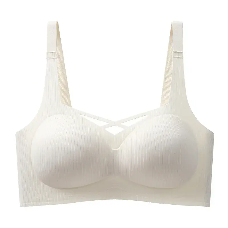 White Crossback Bra for Large Busts, Anti-Sagging, Slimming - Image 10