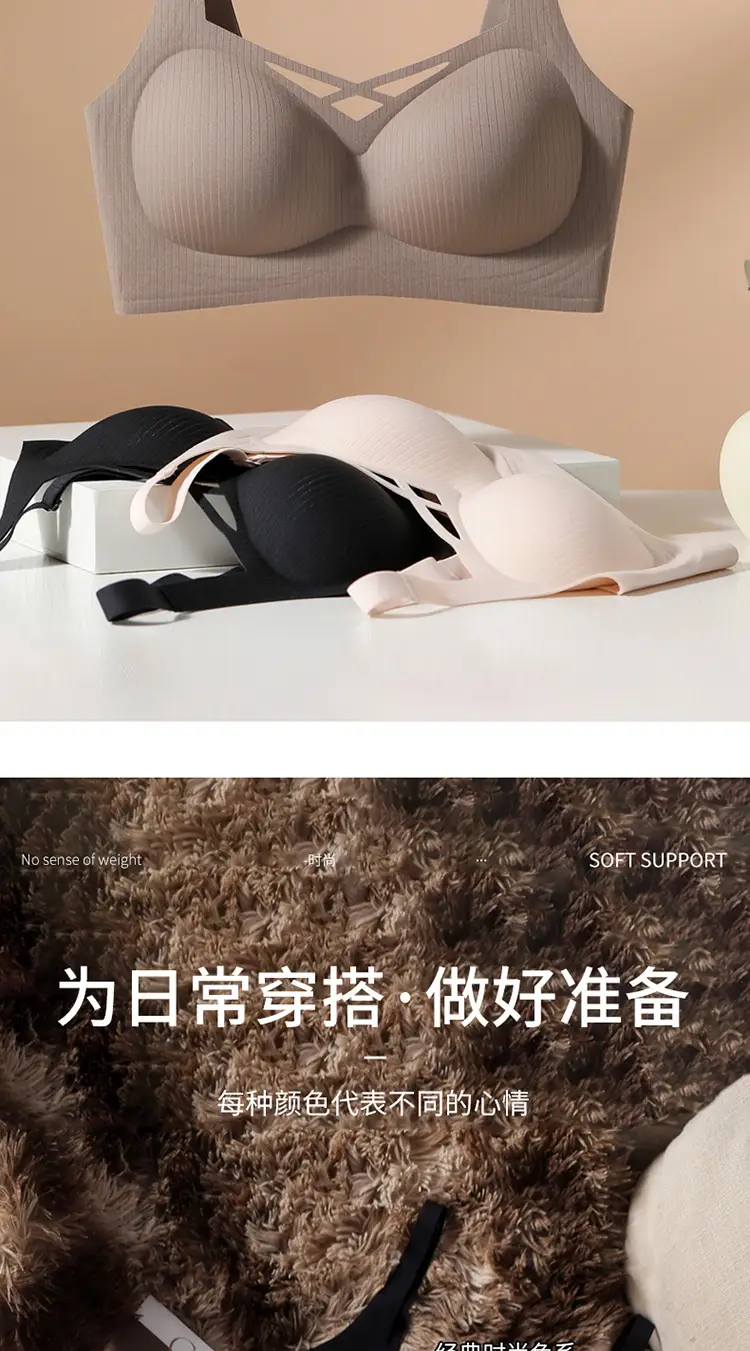 White Crossback Bra for Large Busts, Anti-Sagging, Slimming — feature 10