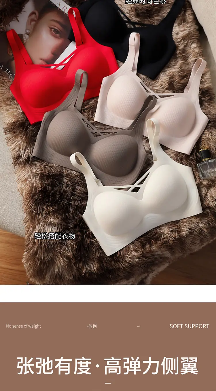 White Crossback Bra for Large Busts, Anti-Sagging, Slimming — feature 11
