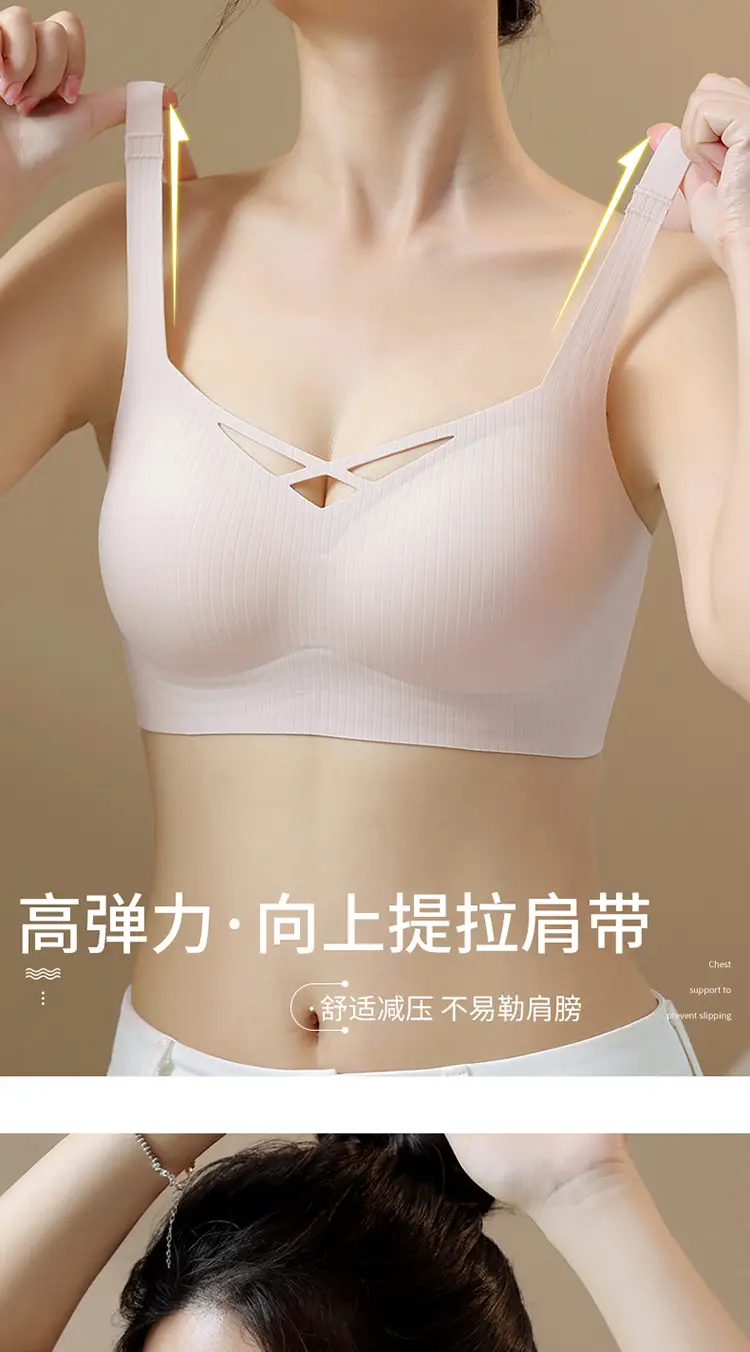 White Crossback Bra for Large Busts, Anti-Sagging, Slimming — feature 13