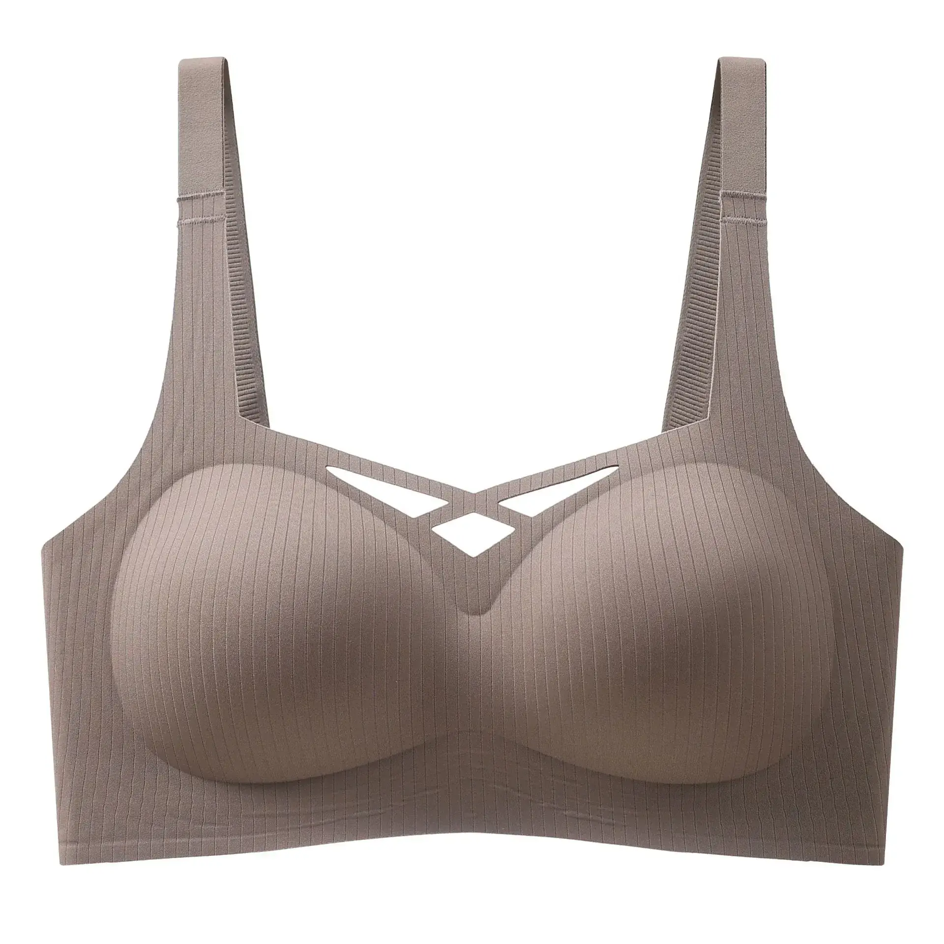 White Crossback Bra for Large Busts, Anti-Sagging, Slimming - Image 3