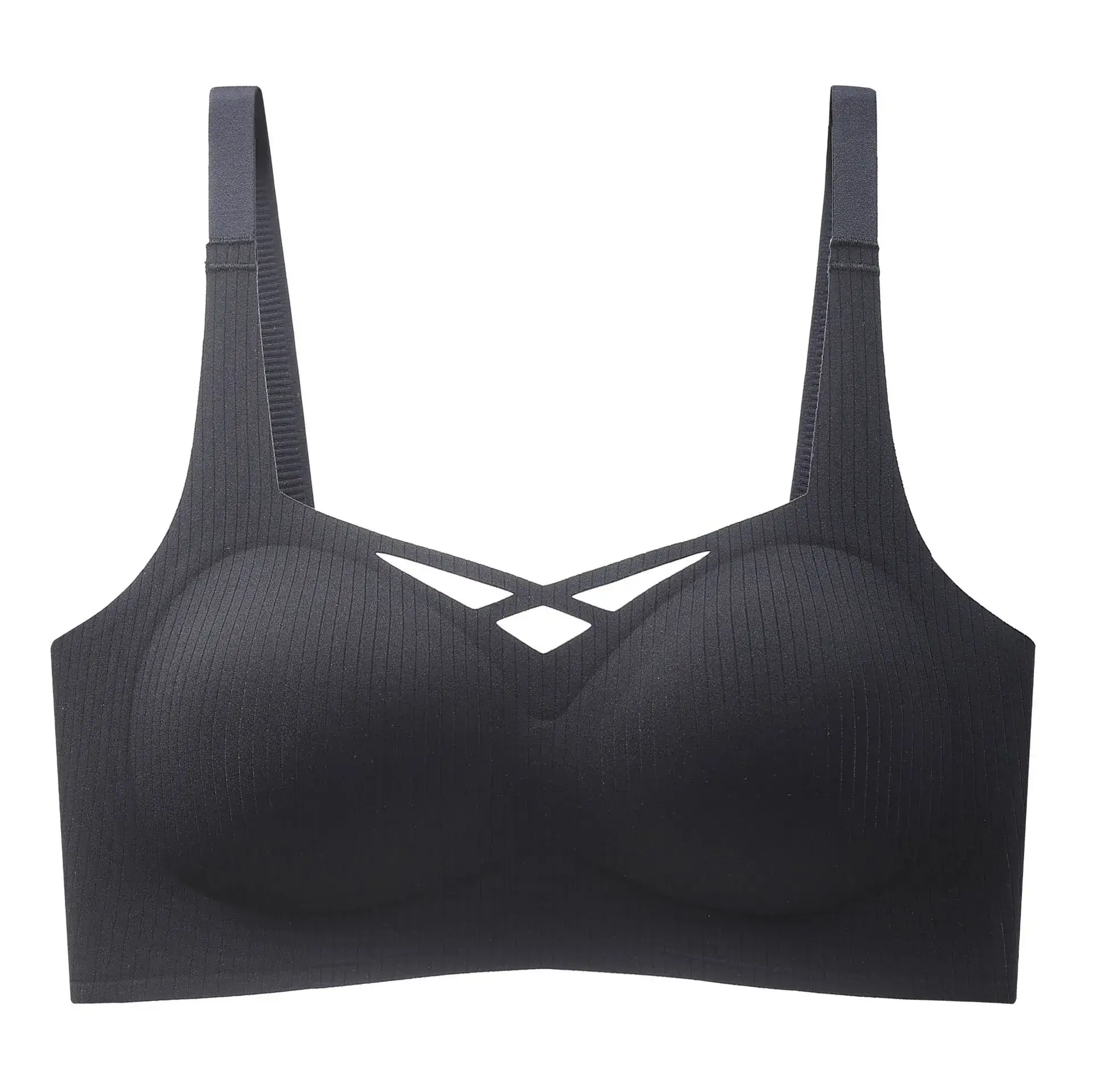 White Crossback Bra for Large Busts, Anti-Sagging, Slimming - Image 4