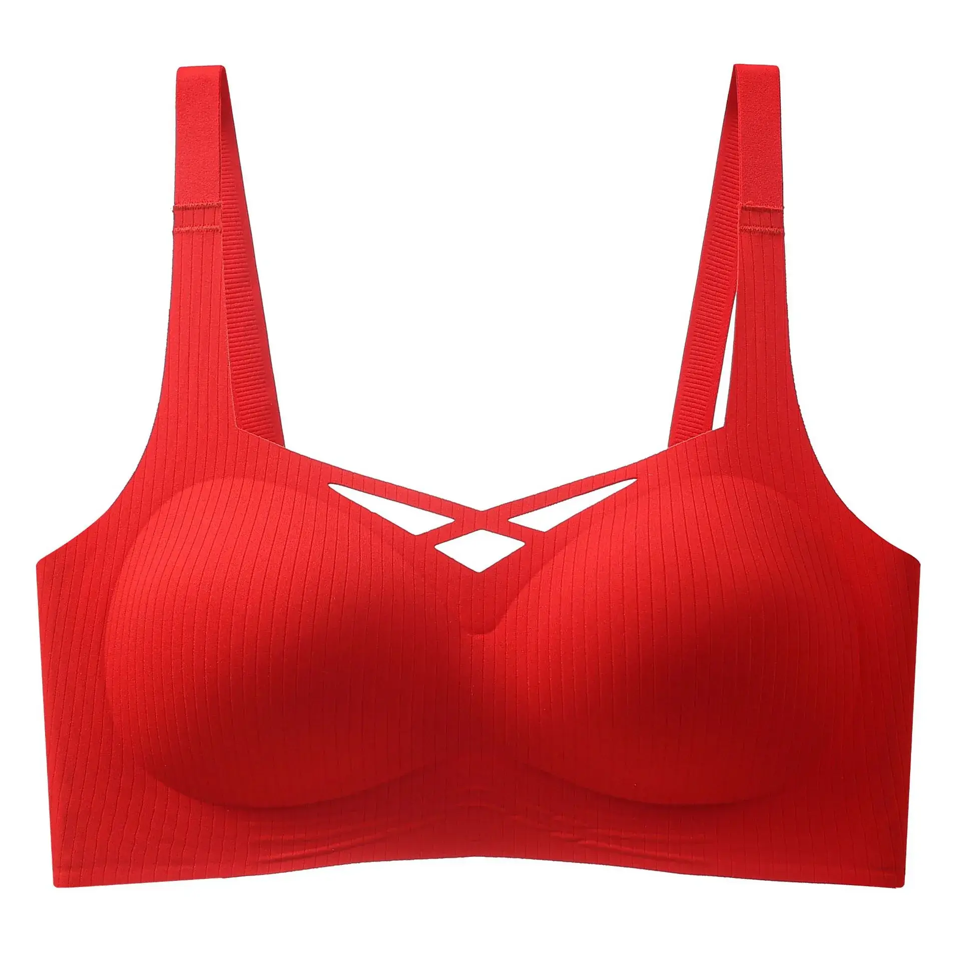White Crossback Bra for Large Busts, Anti-Sagging, Slimming - Image 5