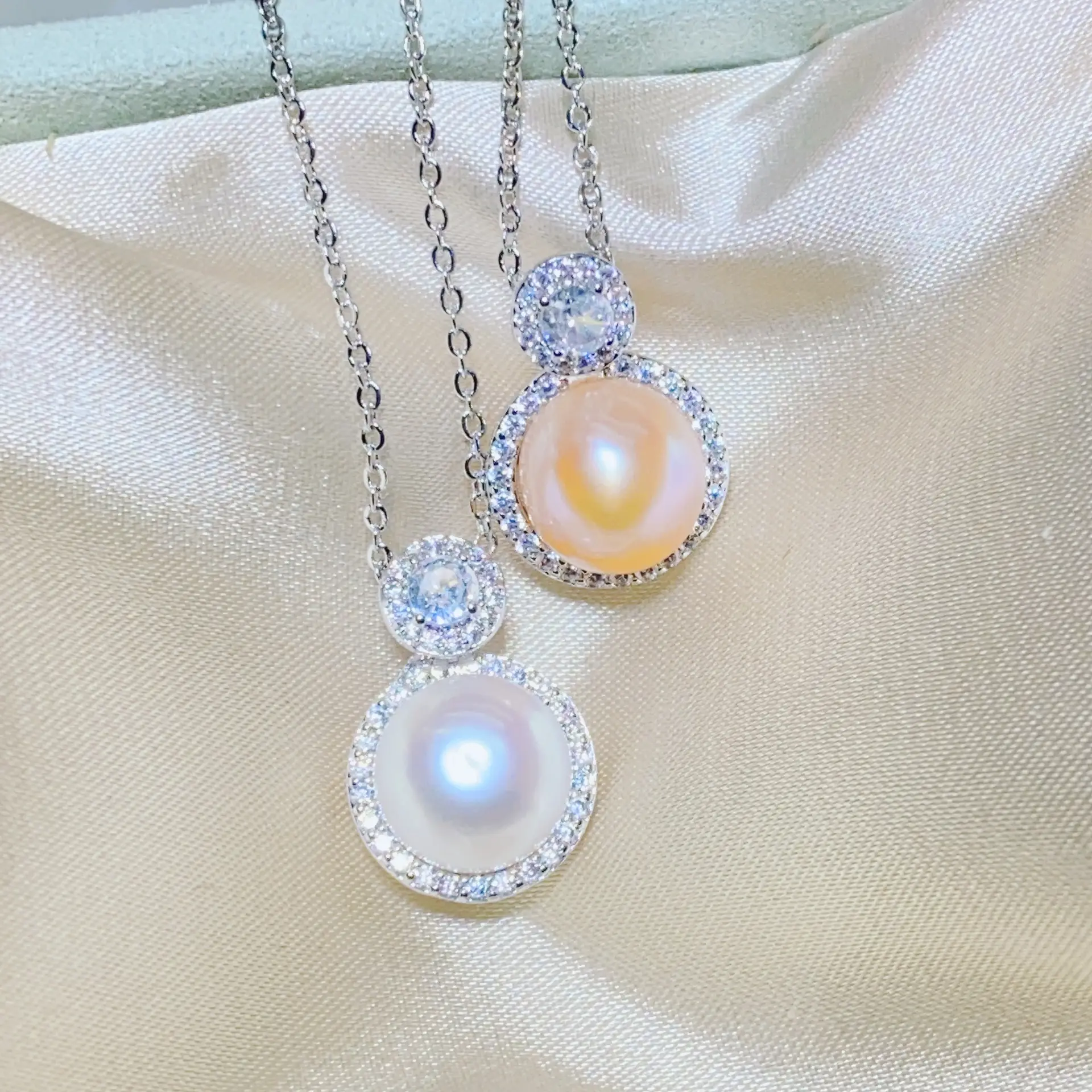 S925 Silver Pearl Pin Earrings Set for Women - Image 10