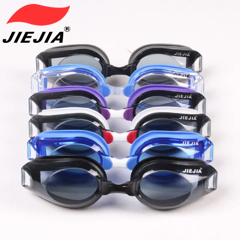 Jiejia Purple Anti-Fog Swimming Goggles for Adults - Image 34