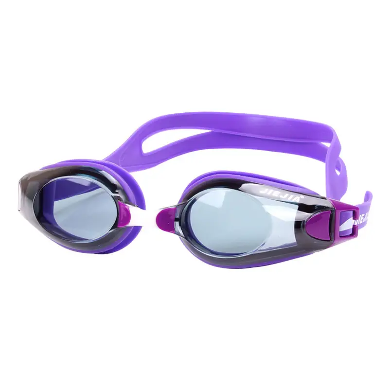 Jiejia Purple Anti-Fog Swimming Goggles for Adults - Image 21