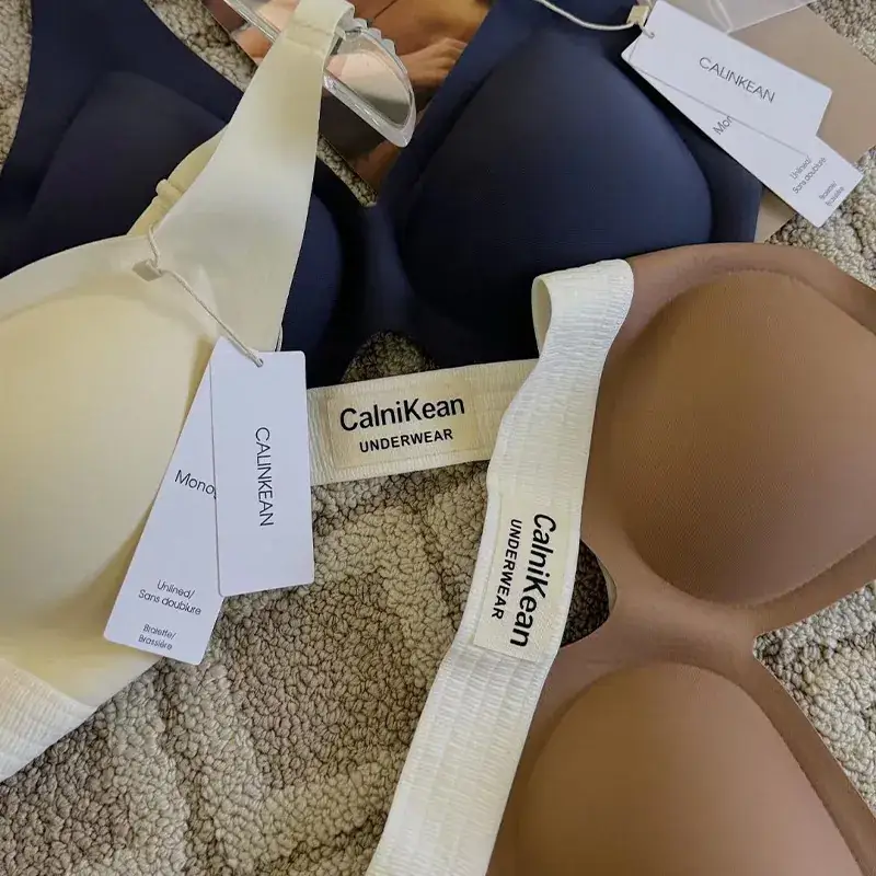 Contrast Pull-Up Bra for Women, Hollow-Out Wireless Bra for Small Busts - Image 10
