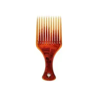 Black Wide-Tooth Hair Comb 15cm Styling - Image 4