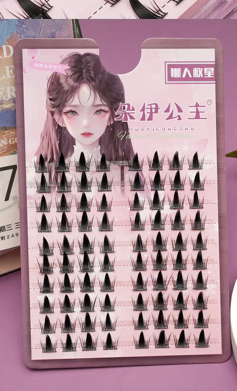 Princess Doe Thick False Eyelashes Single Cluster — feature 11