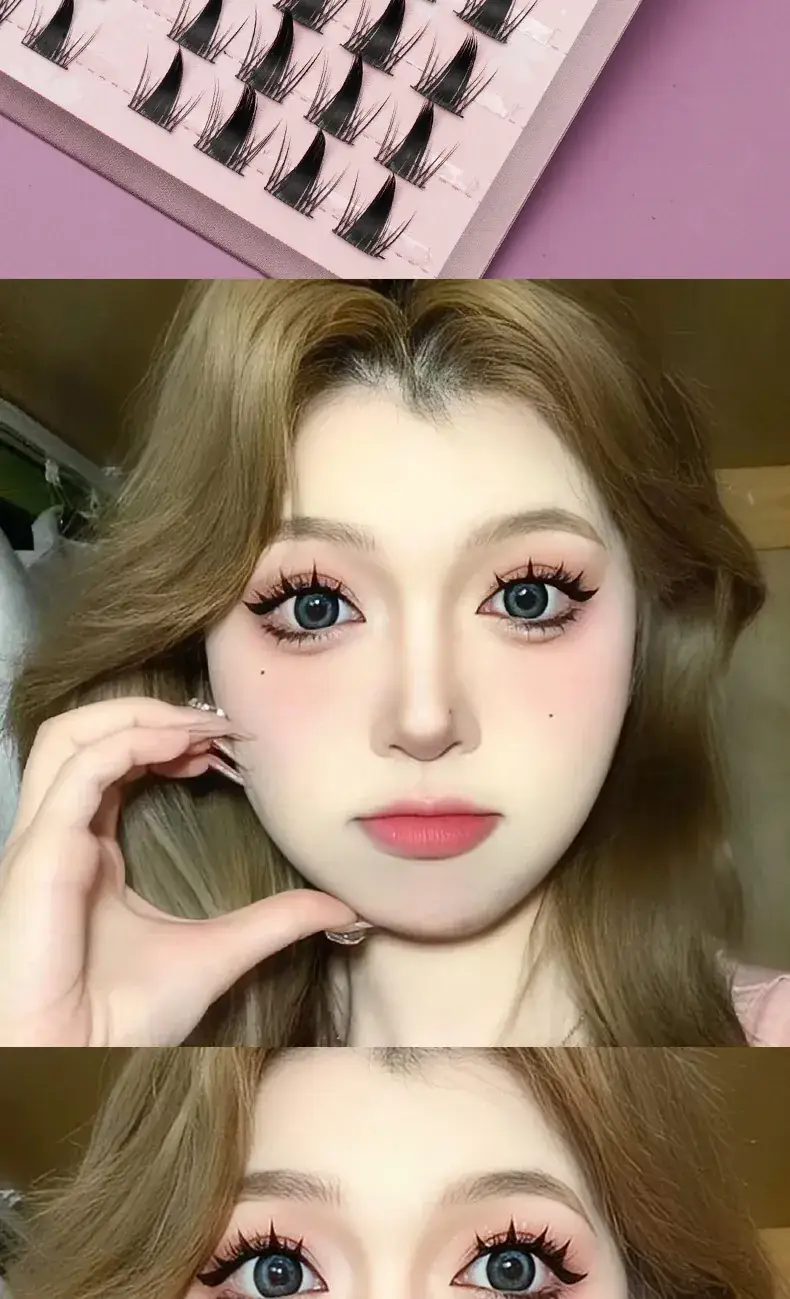 Princess Doe Thick False Eyelashes Single Cluster — feature 9