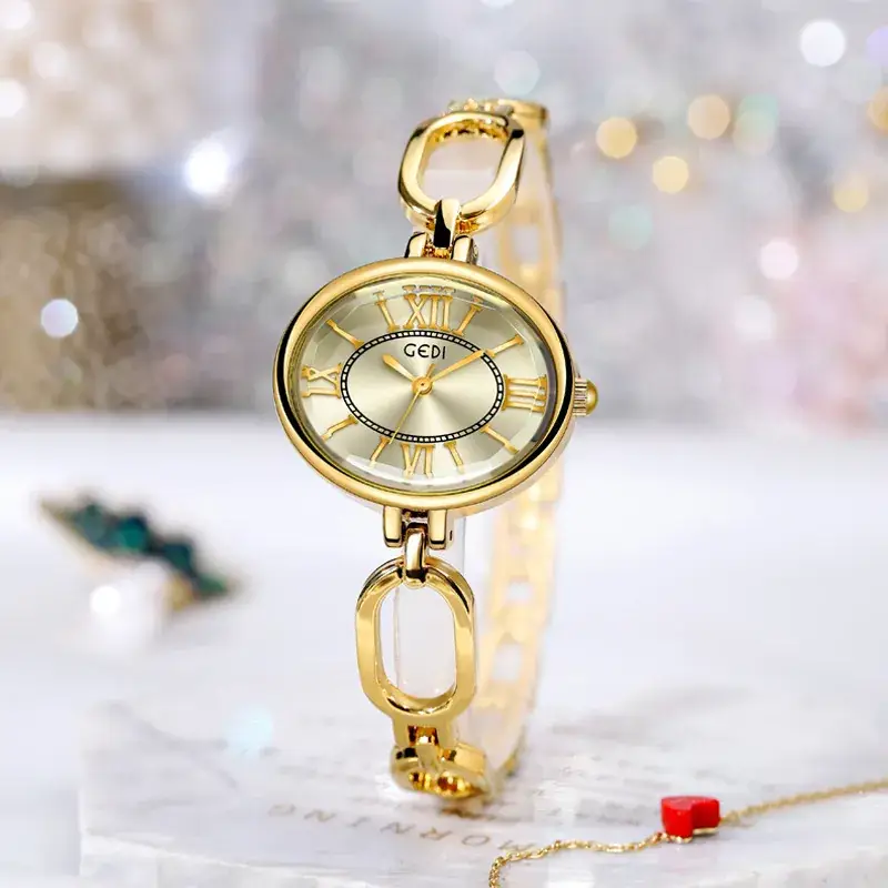 Women's Silver Quartz Watch with Roman Dial - Image 8