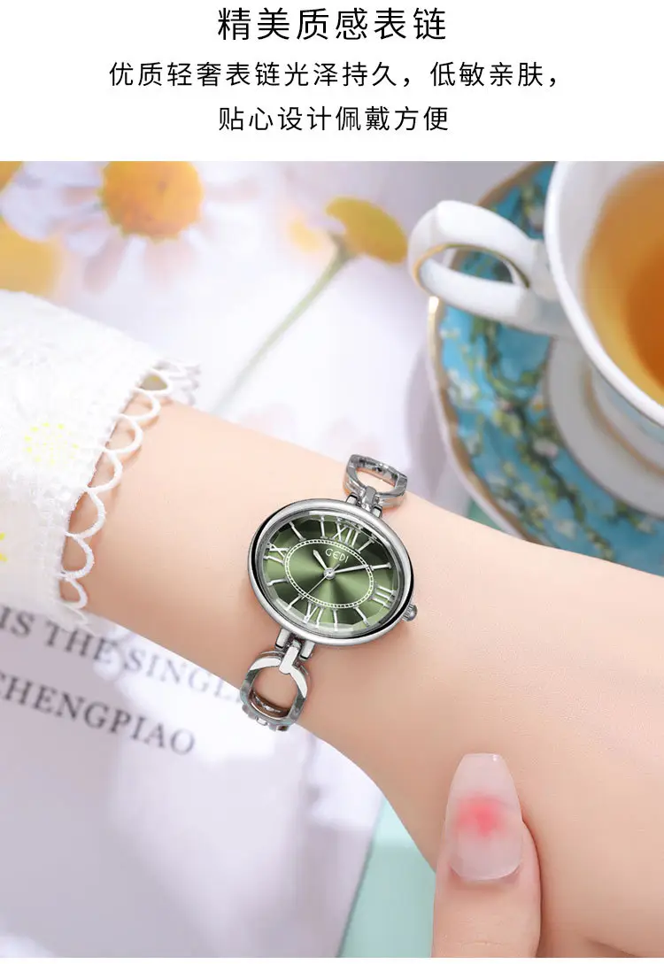 Women's Silver Quartz Watch with Roman Dial — feature 4