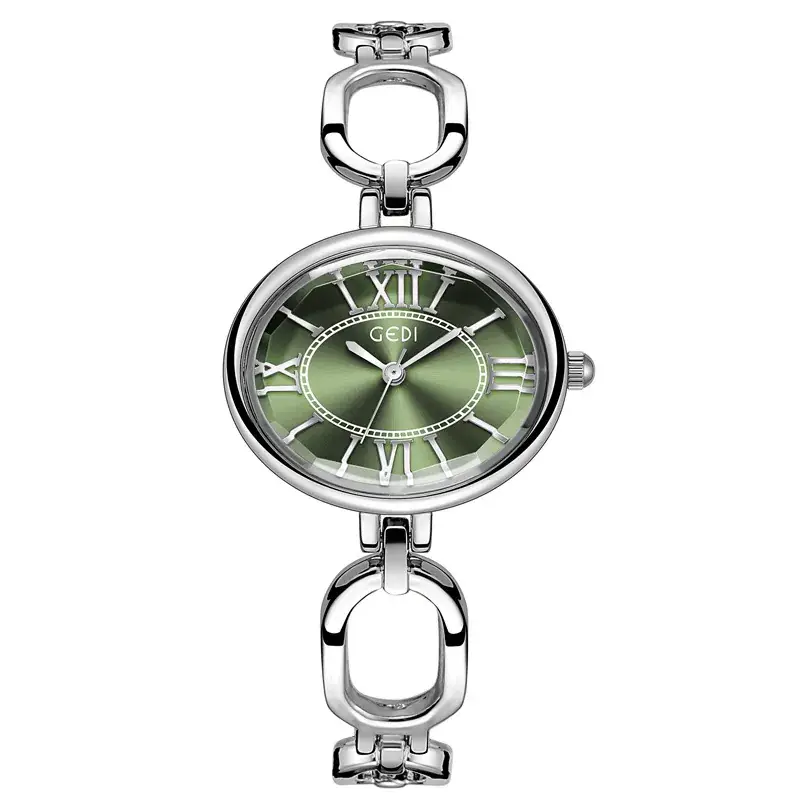 Women's Silver Quartz Watch with Roman Dial - Image 2