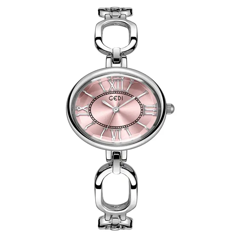 Women's Silver Quartz Watch with Roman Dial - Image 3