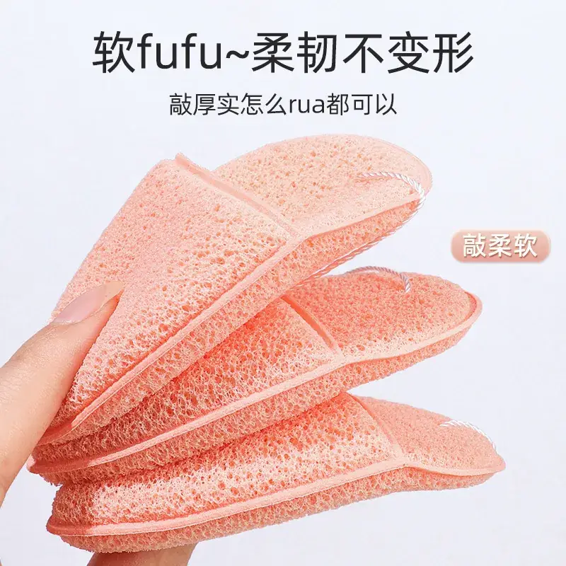Face Wash Sponge Blue Glove Type Cleansing - Image 16