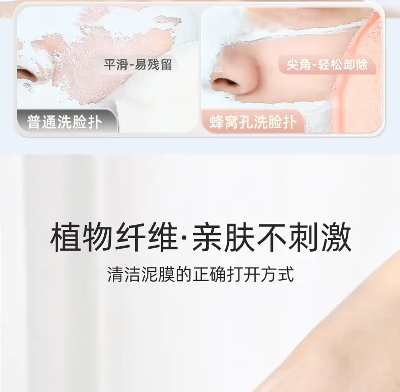 Face Wash Sponge Blue Glove Type Cleansing — feature 7