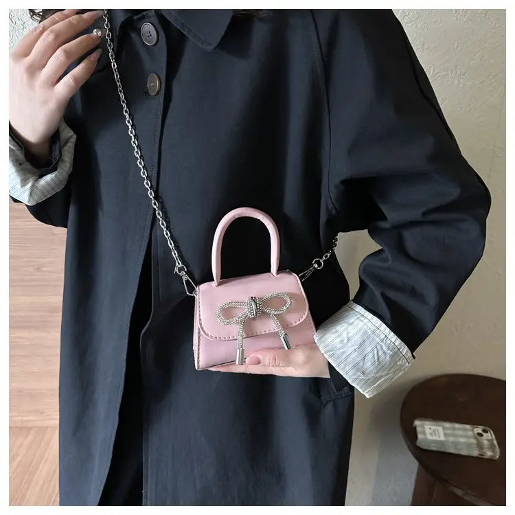 Pink Bowknot Crossbody Bag for Women — feature 18
