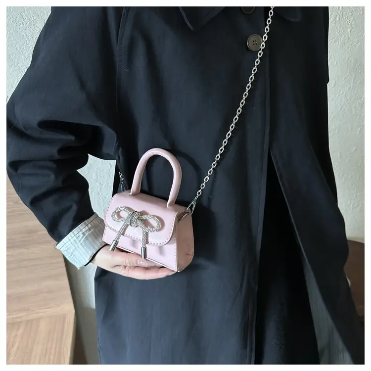 Pink Bowknot Crossbody Bag for Women — feature 19