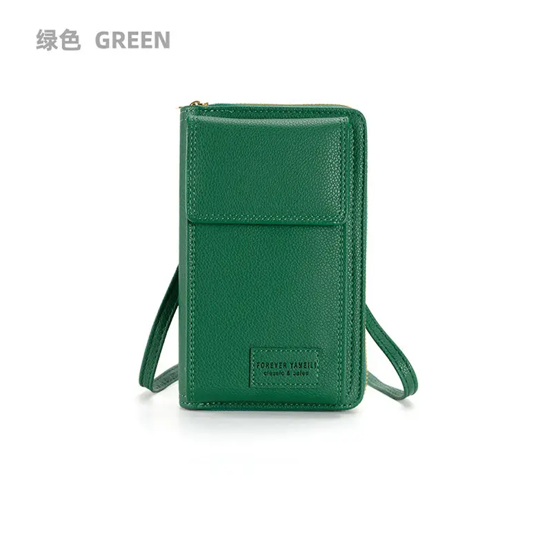 Women PU Leather Multi-Functional Phone Wallet Bag Brown — feature 10