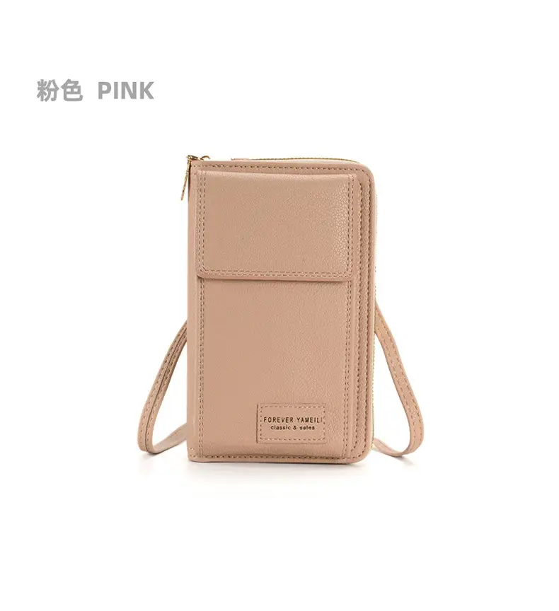 Women PU Leather Multi-Functional Phone Wallet Bag Brown — feature 8