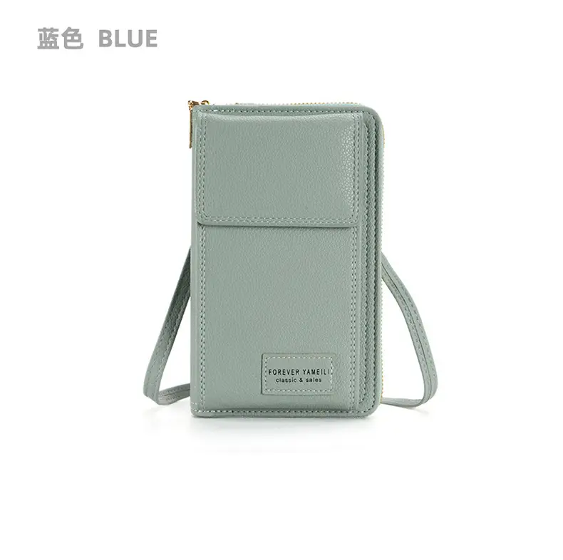 Women PU Leather Multi-Functional Phone Wallet Bag Brown — feature 9