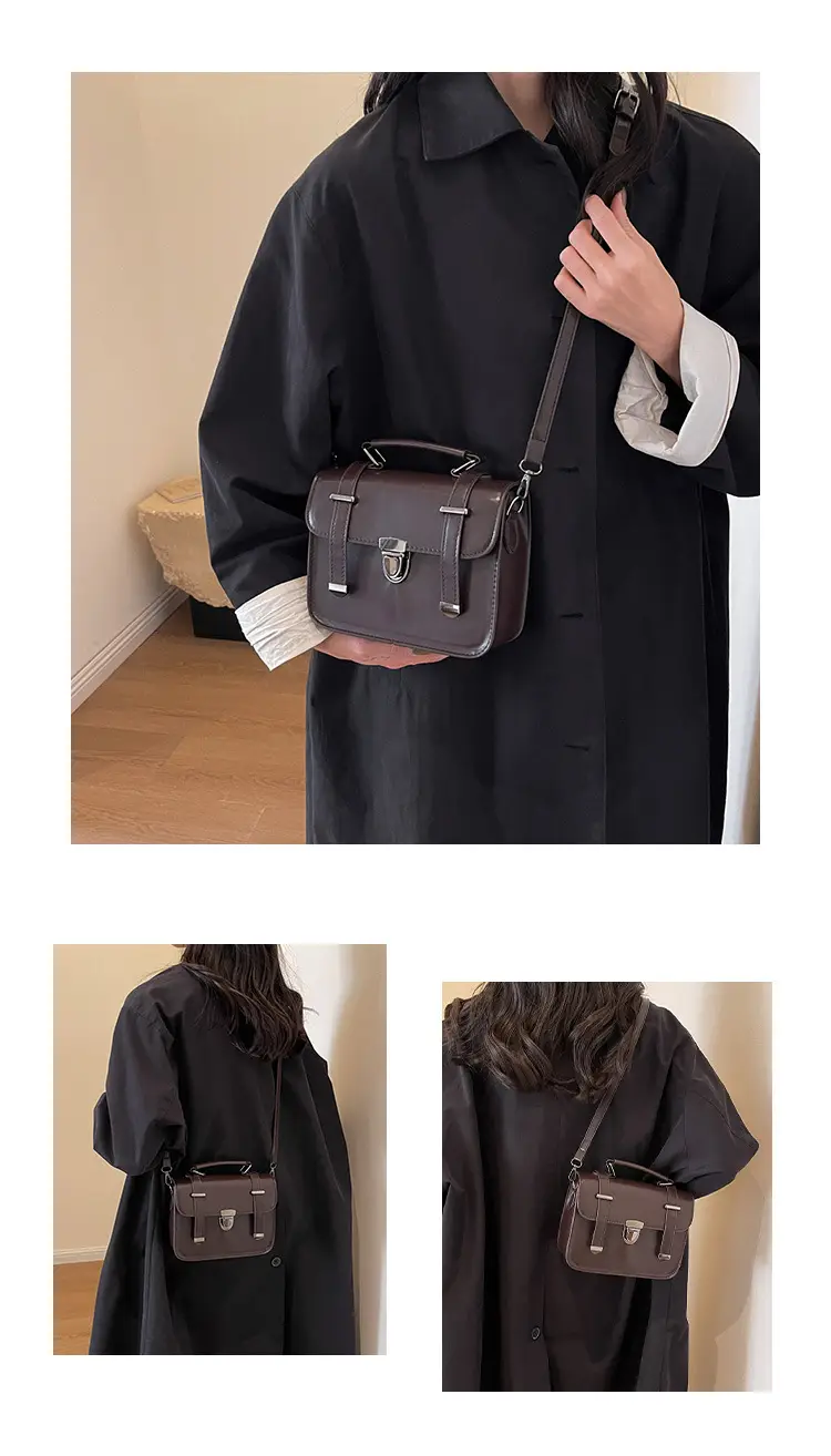 Small Square Korean Style Shoulder Bag 2023 Winter — feature 20