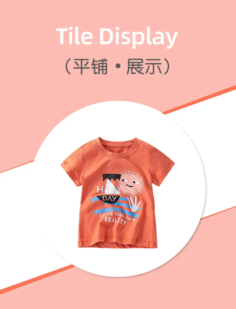 Malwee Boys Orange Printed T-Shirt with Day of Pride Design — feature 12