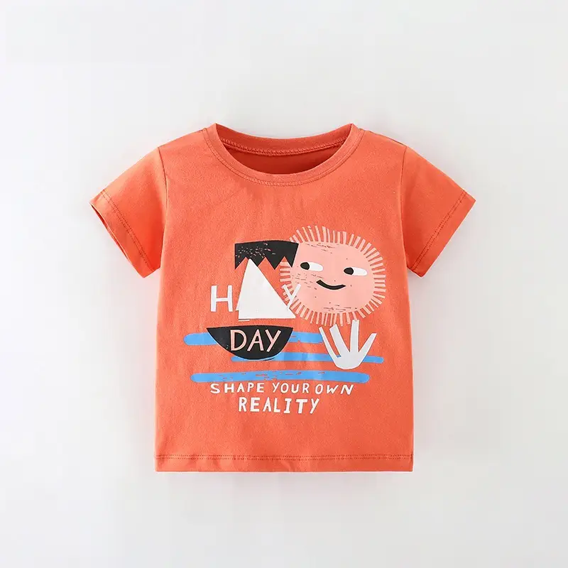 Malwee Boys Orange Printed T-Shirt with Day of Pride Design - Image 2