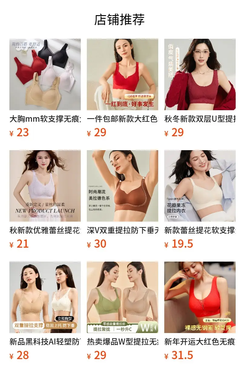Small V-Neck Push Up Bra Wireless Adjustable Soft Support — feature 1