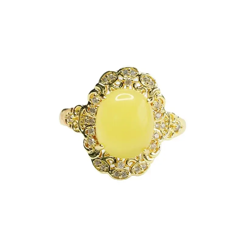 Guan Yu Amber Ring for Women S3122003 - Image 6