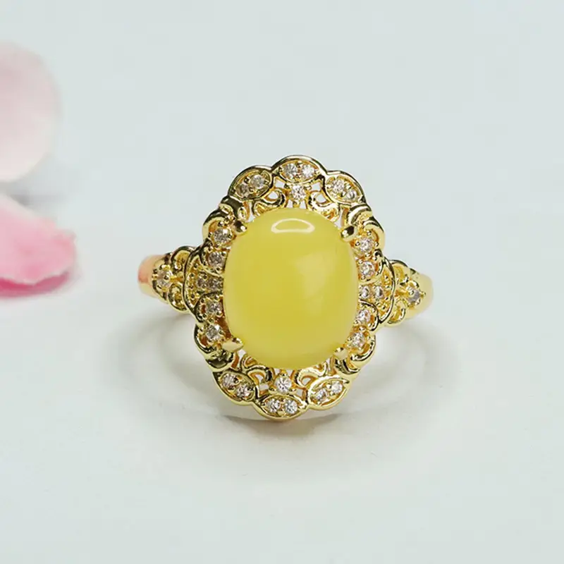 Guan Yu Amber Ring for Women S3122003 — feature 4