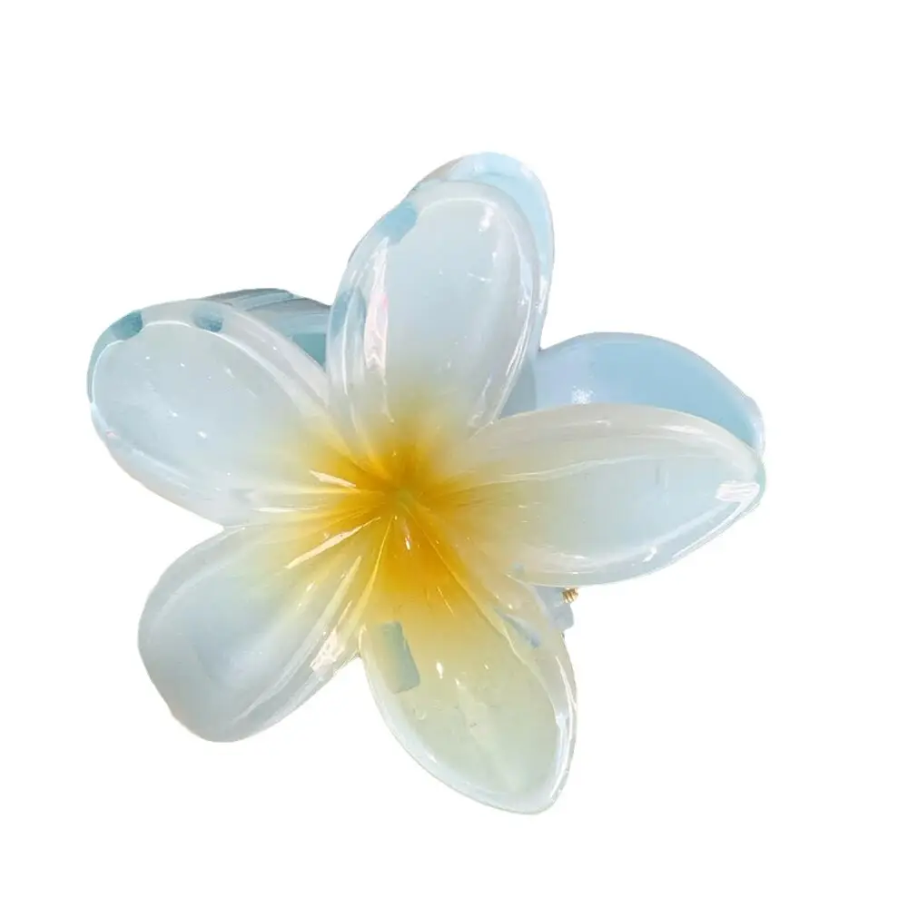 Pink Gradient Egg Flower Hairpin for Women - Image 13