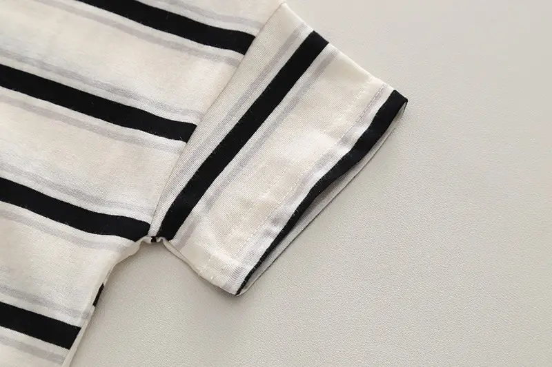 Boys Cartoon Striped Shorts Suit Summer Casual — feature 6