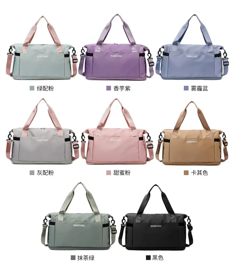 Black Retractable Crossbody Sports Yoga Bag Large Capacity — feature 5