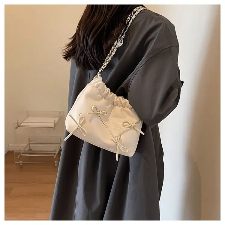 Women Korean Style Silver Underarm Bag 2023 — feature 12