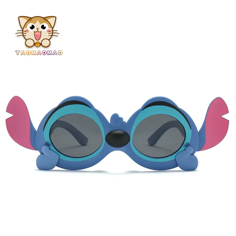2025 Kids Cartoon Sun Glasses Silicone Baby Polaroid