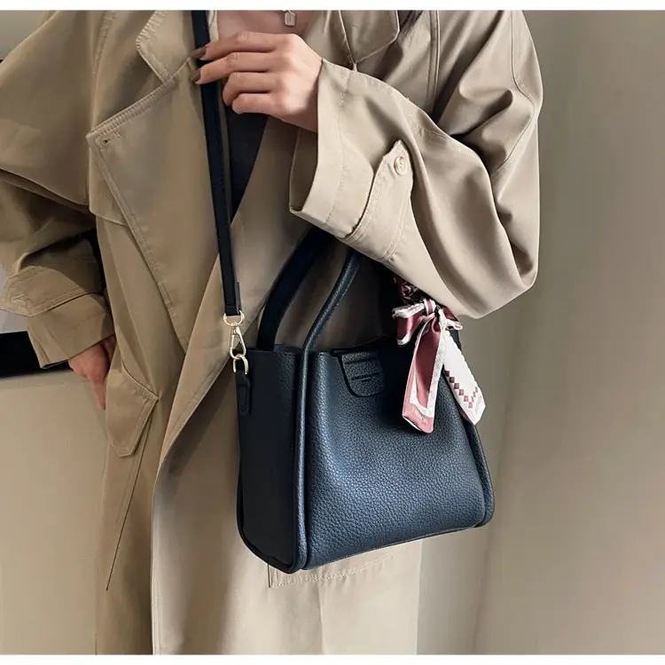 2023 Women's Brown Leather Shoulder Bag with Crossbody Strap — feature 18