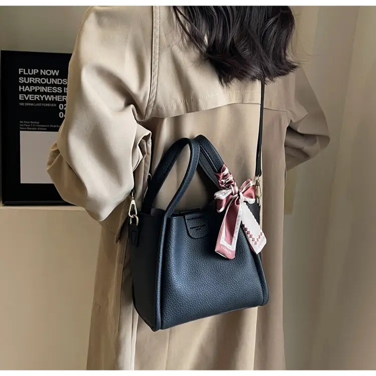 2023 Women's Brown Leather Shoulder Bag with Crossbody Strap — feature 19