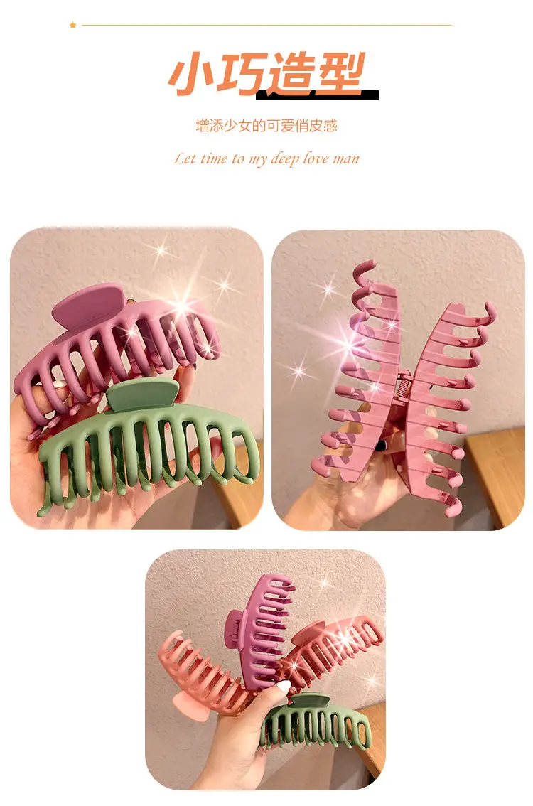 Orange Hair Clip for Women's Updo and Clip Back — feature 10
