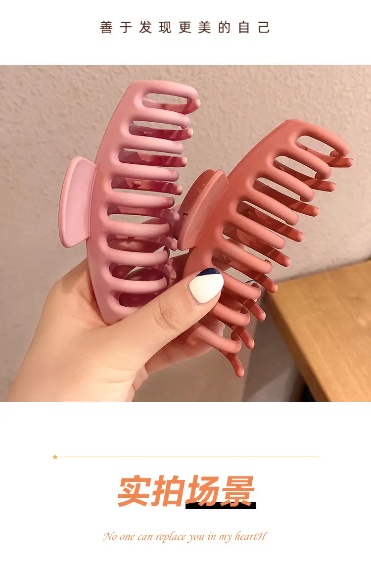 Orange Hair Clip for Women's Updo and Clip Back — feature 13