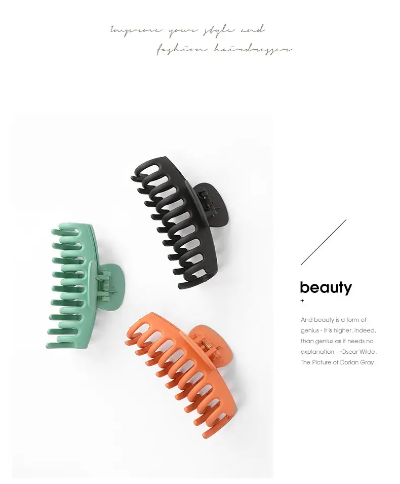 Orange Hair Clip for Women's Updo and Clip Back — feature 20