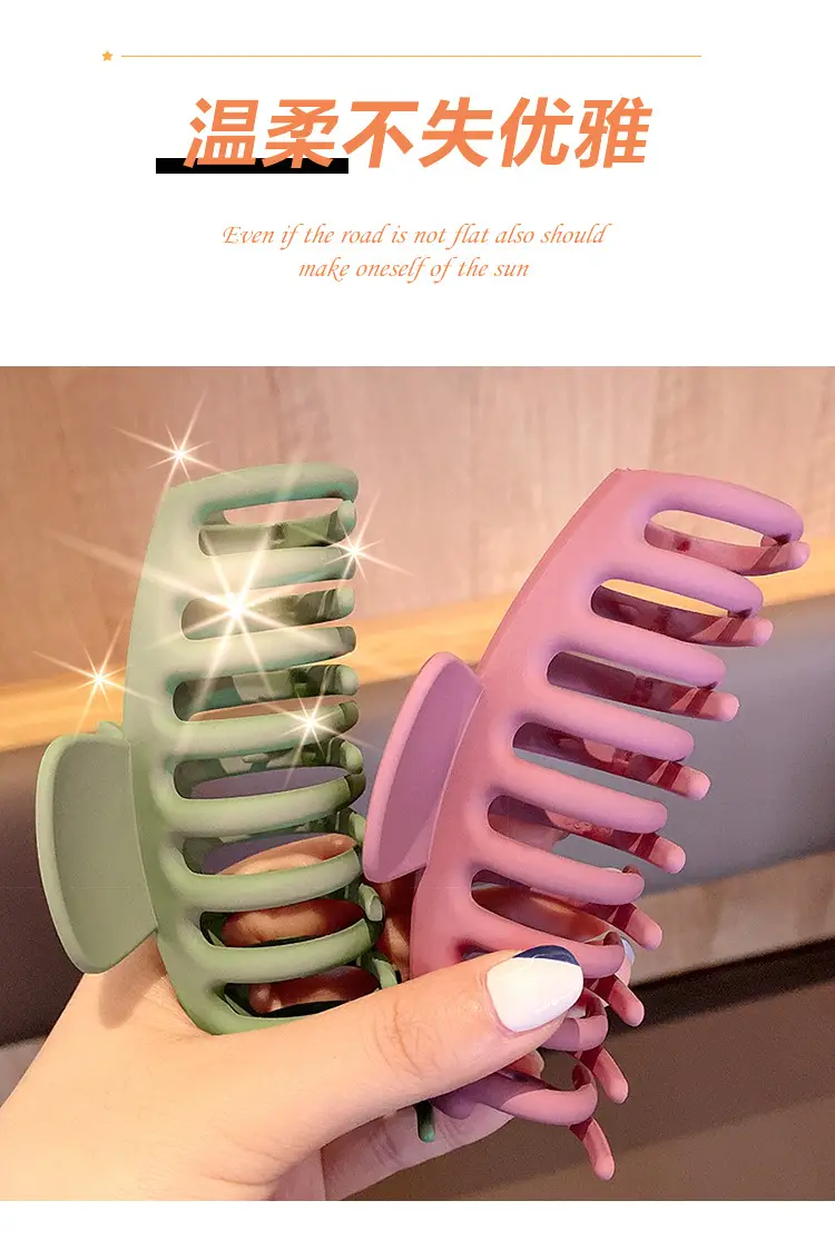 Orange Hair Clip for Women's Updo and Clip Back — feature 8
