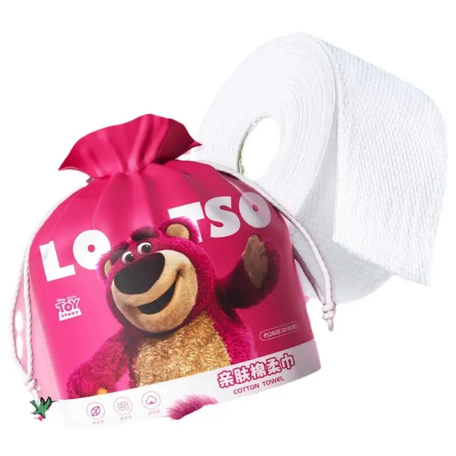 Strawberry Bear Towel Set for Home Salon