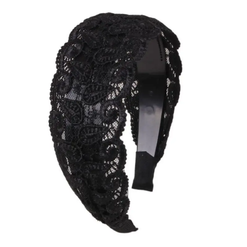 Wide Brim Lace Hair Band for Summer Wear - Image 9