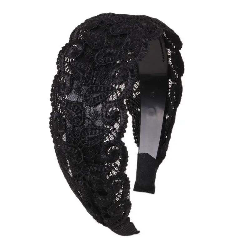 Wide Brim Lace Hair Band for Summer Wear — feature 8