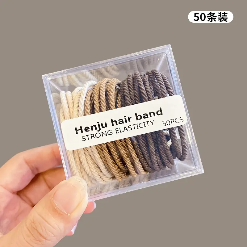 Girls Hair Ties Non-Tight High Elasticity Rubber Bands - Image 16