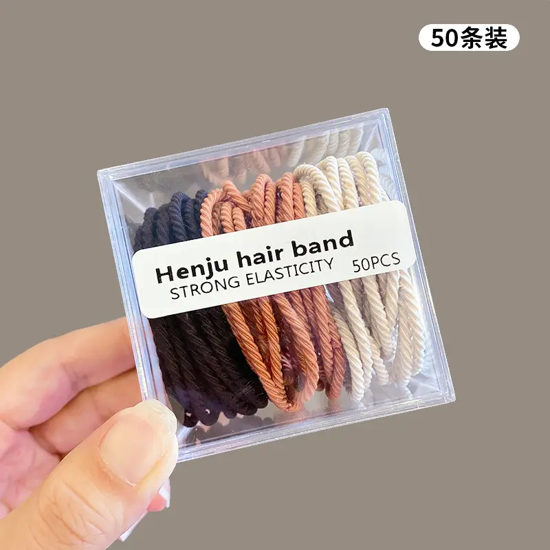 Girls Hair Ties Non-Tight High Elasticity Rubber Bands - Image 20