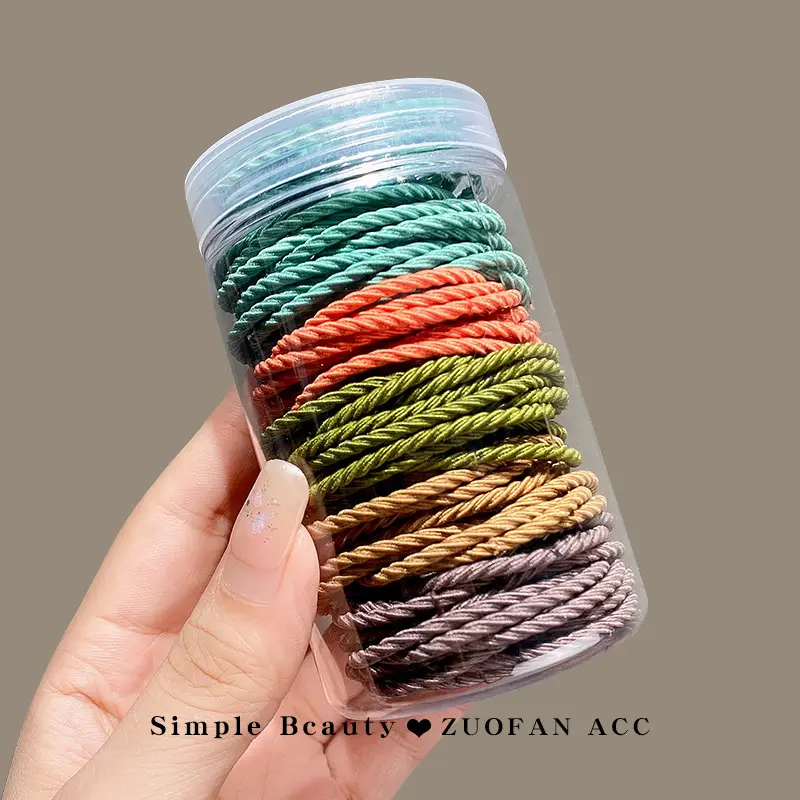 Girls Hair Ties Non-Tight High Elasticity Rubber Bands - Image 4